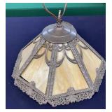 Slag Crystal  Hanging Lamp-1 pc. If Glass Broke