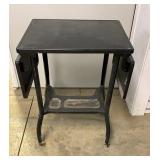 Vintage Metal Typewriter Stand