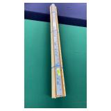 Approx. 24-25 Advertising Yard Sticks