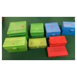 10 Asstorted Plastic Ammo Cases