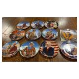 John Wayne Plates- Franklin Mint- Times 11