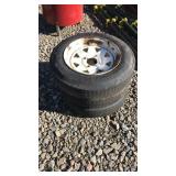 3- 4.80x12 Tires and Rims 4 Bolt