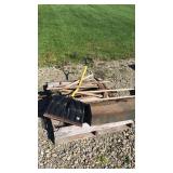 Pallet of Hand Tools and Toolbox