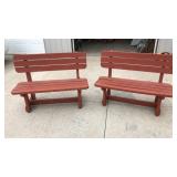2- Patio Benches (treated Lumber)