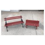 2- Decorative Garden Benches