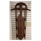 Large Wooden Sled Fleet Wing Flash