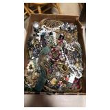 Large box of costume jewelry