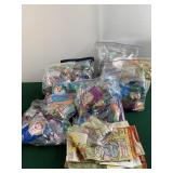 Box Full Early McDonalds Toys-Ty
