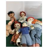 Lot- Raggedy Ann Dolls, Etc.