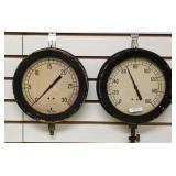Vintage Pressure Gauges Part Brass