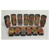 Vintage Antique Alphabet Letters Wooden