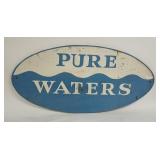 Pure Waters Wooden Sign