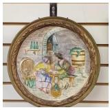 John Koran Handpainted Wall Hanging