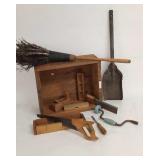 Wood Crate Woodworking Tools, Shovel, Turkey