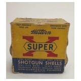 Vintage Western Ammo Super X 12 Gauge 2 3/4"