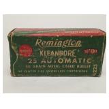 Remington Kleanbore 25 Auto 50GR