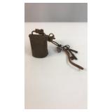 Cow Bell w/ Rawhide & Skeleton Keys