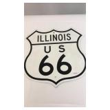 Authentic Rt 66 Road Sign, New