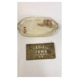 Collectible Plate and Stencil