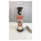 Pioneer Hand Painted China Lamp