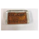 Buffalo Plate Glass Paper Weight