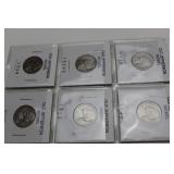 6 Old Jefferson Nickles