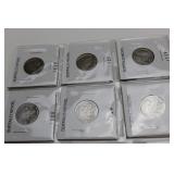 6 Buffalo Nickles
