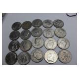 20 Misc Dated Kennedy Half Dollars