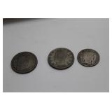 1905 & 1910 Morgan Nickle & 1902 Morgan Dime