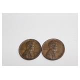 2 1944 Wheat Pennies