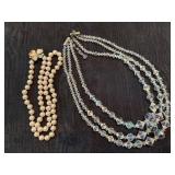 Early Glass Beads, Pearl Necklace