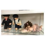 3 Porcelain Dolls