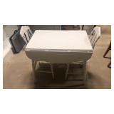 Drop Leaf Kitchen Table w/ 2 Chairs