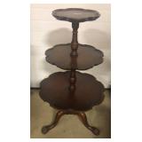 3 Tier Claw Foot Table
