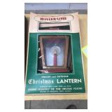 Vintage Miller Lites Christmas Lantern
