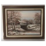 Michaelson Framed Oil Painting