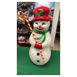 Snow Man Blow Mold