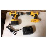 18v Dewalt Drills, Battery & Charger