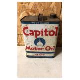 Capitol Motor Oil Can