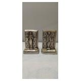 Jesus and Mary Metal Bookends