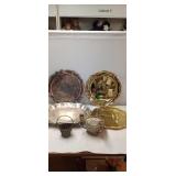 Electroplated Gold Trays, Silver Trays, Misc