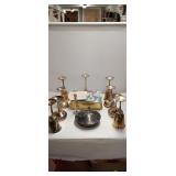 F.B. Rogers Silver-plated Cups, Lidded Dish w/