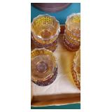 Amber Glass Set