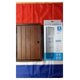 OPEN Flag, Key Box, Surge Protector
