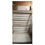 Hanging Rack, Towels, Quilt