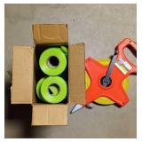 200 FT Open Reel Tape, Box of Flagging Tape