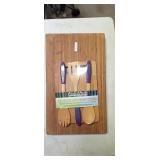 Heavy Duty Cutting Board and Bamboo Set