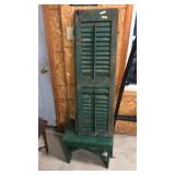 Green Shutters, Green Stool