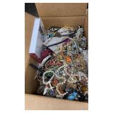 Box of Costume Jewelry