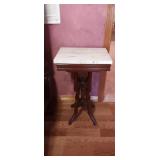 Antique Marble Top Stand